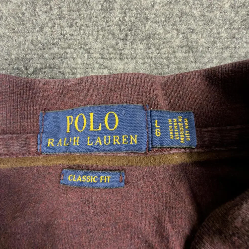 Polo Ralph Lauren Classic Fit Long Sleeve Polo Large Shirt‎ #1575
